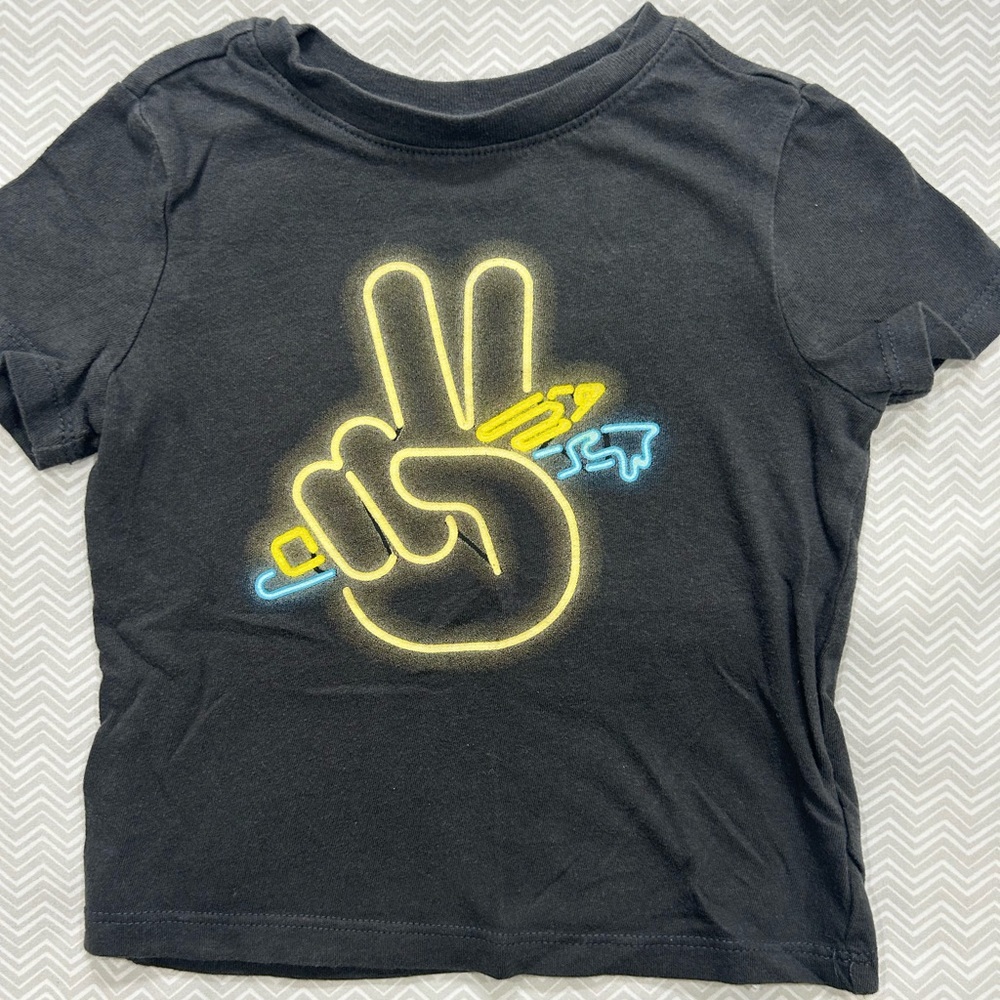 Old Navy Kids Short Sleeve Tees - Black, Blue, Brown, Gray - Picture 2 of 10
